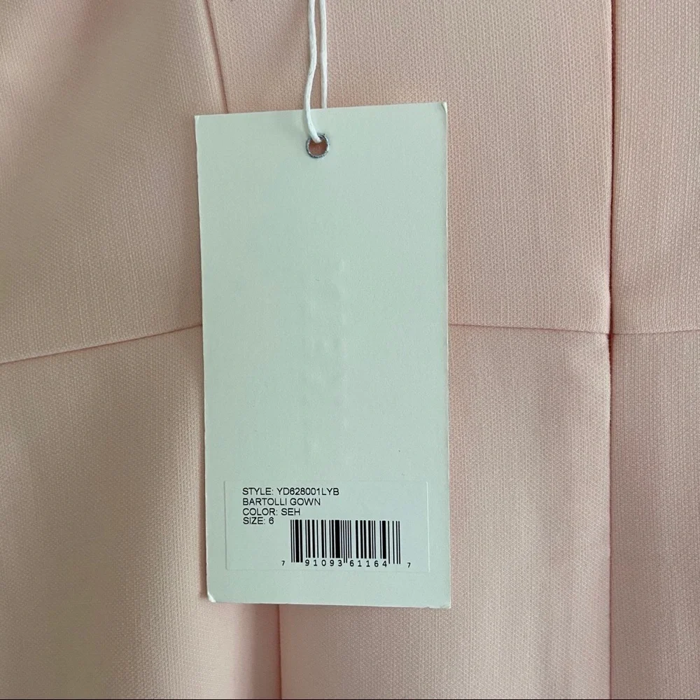 NEW Likely Bartolli Off Shoulder Pink Gown Dress - Picture 7 of 9